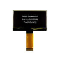 Módulo de Pantalla OLED Blanca de 2.42 Pulgadas, 128x64 Píxeles, Controlador SSD1309ZC, Interfaz COG Paralela/Series/IIC, Grosor de 2.0 mm
