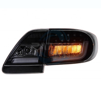 Luces Traseras LED de Repuesto para Toyota Corolla, Accesorios para Automóviles 2011-2013, Luces de Freno y Señal de Giro Secuenciales