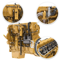 Ensemble moteur diesel Caterpillar C15 neuf, préfixe MCW, moteur industriel pour grande excavatrice, concasseur de roche, machines minières
