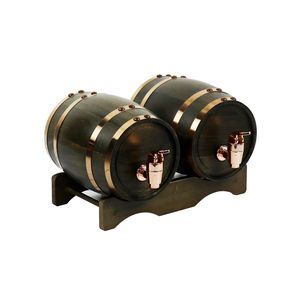Mini baril de vin <span class=keywords><strong>en</strong></span> <span class=keywords><strong>bois</strong></span> de chêne de taille 1,5 L personnalisé vente <span class=keywords><strong>en</strong></span> gros <span class=keywords><strong>prix</strong></span> d'usine whisky <span class=keywords><strong>en</strong></span> <span class=keywords><strong>bois</strong></span> rhum vins bière baril de bourbon avec support <span class=keywords><strong>en</strong></span> <span class=keywords><strong>bois</strong></span> - Product Image 1