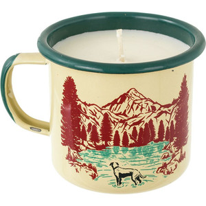 Bougie en cire de soja à bord noir de couleur blanche bon marché avec logo personnalisé tasse de service en émail <span class=keywords><strong>imprimé</strong></span> pour la maison 12 oz Europe Home - Product Image 2