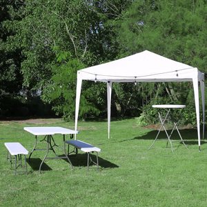 Nhà Máy Di Động Bán Hàng Trực Tiếp Đảng Bàn Và Ghế Có Thể Điều Chỉnh Gấp Bảng Hình Chữ Nhật Nhựa Di Động Gấp Bảng - Product Image 2