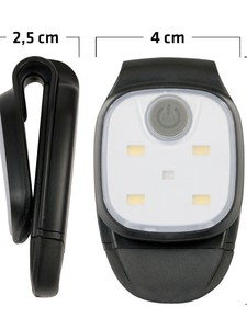 Factory Sales Emo Usb Charging 5LED Portable Charging Lighting Lamp Outdoor Cycling Running Fishing Hat with Lamp <b>Clip</b> Lamp - Product Image 2