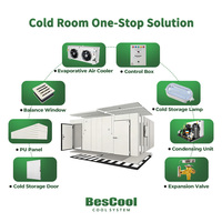 Chambre froide modulaire à commande intelligente de grande capacité (5000 tonnes) pour la chaîne du froid et les centres de distribution d'aliments frais