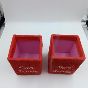 Boîte cadeau de Noël, ours en peluche avec rembourrage en coton PP, <span class=keywords><strong>rangement</strong></span> pour bonbons et maquillage - Product Image 2