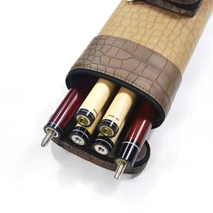 Borsa stecca in pelle da biliardo 2B4S 1/2 vecchio stile di vendita calda - Product Image 5