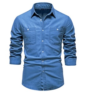 Camisas vaqueras <span class=keywords><strong>de</strong></span> alta calidad para <span class=keywords><strong>hombre</strong></span>, camisas cómodas <span class=keywords><strong>de</strong></span> <span class=keywords><strong>vestir</strong></span> para <span class=keywords><strong>hombre</strong></span>, camisas vaqueras <span class=keywords><strong>de</strong></span> manga larga para <span class=keywords><strong>hombre</strong></span> - Product Image 1