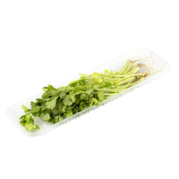 Emballage personnalisé en plastique PET pour cerises, raisins, fruits, boîte à clapet, emballage pour champignons, plateau pour viande, pour légumes