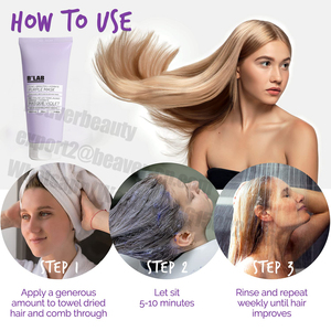 Purc — <span class=keywords><strong>masque</strong></span> anti-cheveux <span class=keywords><strong>violet</strong></span>, étiquette privée, <span class=keywords><strong>masque</strong></span> de traitement pour cheveux endommagés, Anti-cuivreux, pas de jaune, argenté, <span class=keywords><strong>shampoing</strong></span>, blond - Product Image 4