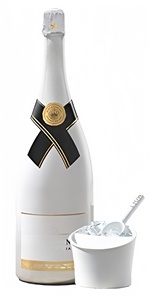 Ensemble seau à glace en plastique avec logo personnalisé, pelle et cuillère pour glaçons de champagne impériaux - Product Image 2