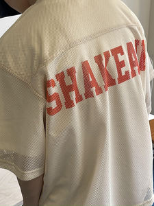 Maillots de football et t-shirts de sport en maille, col roulé, coupe carrée, 100 % coton, formels, unis, avec motifs personnalisés, du fabricant - Product Image 6