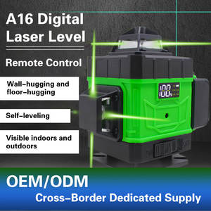 360ระดับเลเซอร์ดิจิตอล16เส้นลำแสงสีเขียวปรับระดับเองพกพาได้ความแม่นยำสูง - Product Image 5