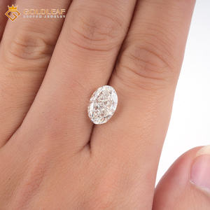 เพชรแล็บโกรนทรงรี 1 กะรัต 1.5 กะรัต 2 กะรัต สี D ความสะอาด VVS VS สำหรับทำเครื่องประดับ ขายส่งโดยโกลด์ลีฟ ได้รับการรับรองจาก IGI - Product Image 5