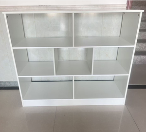 Étagère de <span class=keywords><strong>rangement</strong></span> multi-usages en bois blanc, autoportante, à trois niveaux, grande capacité, écologique, pour la maison, le bureau, le salon - Product Image 2