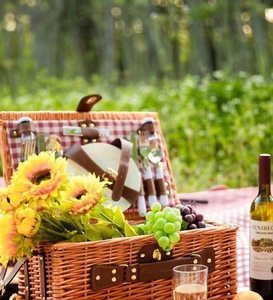 Hot bán Dệt Phong Cách liễu cách điện Cooler số lượng lớn mua sắm dã ngoại cản trở bảng Set Nắp bán buôn mây Dã Ngoại wicker thủ công mỹ nghệ - Product Image 6