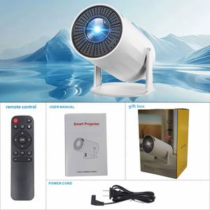 Proyector Portátil con WiFi y Bluetooth, Compatible con 4K 1080p, Proyector de Películas para Interiores/Exteriores con Sistema de Video - Product Image 3