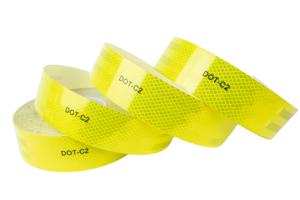 Cinta Reflectante de Seguridad Vial Certificada de 5 cm x 45,7 m, Material Reflectante Oscuro de Alta Adhesión para Camiones - Product Image 3