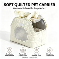 Sac de transport pour animaux de compagnie en tissu matelassé de qualité supérieure, sac à bandoulière pour chat, sac de transport pour animaux de compagnie, sac à main de voyage pour petit chat, chien ou animal