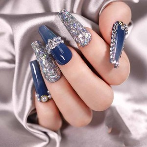 Poudre de paillettes hexagonales en polyester rouge, bleu, vert, or, argent, forme diamant, paillettes en vrac pour nail art, cosmétiques, slime - Product Image 2