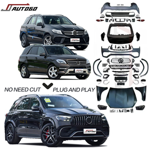 Kit de Conversión de Carrocería para <span class=keywords><strong>Mercedes</strong></span>-Benz W166 <span class=keywords><strong>GLE</strong></span> 2015-2018, Actualización a W167 GLE63 <span class=keywords><strong>AMG</strong></span> 2024, Conjunto de Parachoques - Product Image 1