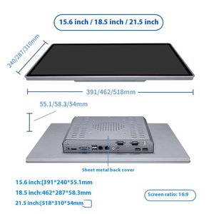 ยานหลิง คอมพิวเตอร์ออลอินวันหน้าจอสัมผัสอุตสาหกรรมขนาด 15.6 นิ้ว SSD DDR4 RAM Quad Core HD Graphics Workshop MES B156-CF2 Qua - Product Image 6