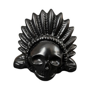 Silbato <span class=keywords><strong>Azteca</strong></span> de la Muerte, Decoraciones para Fiestas, Regalos de Halloween, Manualidades, Novedades para Fiestas, Muy Vendido - Product Image 4