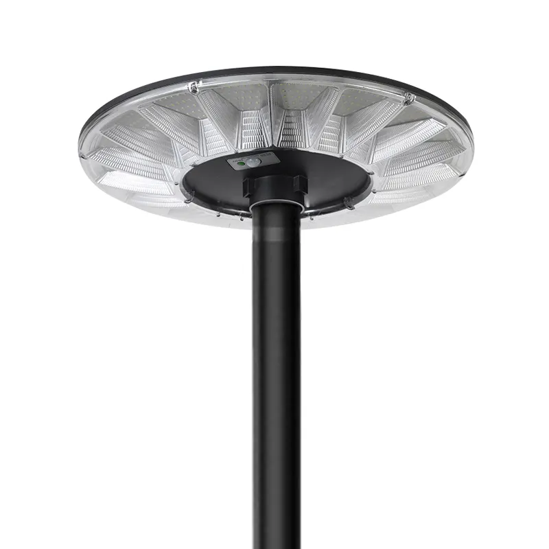 Ip65 keluaran baru harga grosir lampu taman surya ufo lampu keamanan untuk taman jalan dek dengan baterai lithium