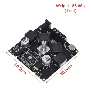 Amplificateur audio numérique stéréo Hi-Fi mini USB 2*50W BT 5.0 Classe D 30W~200W avec carte <span class=keywords><strong>son</strong></span> musicale et application – Nouveauté ! - Product Image 6