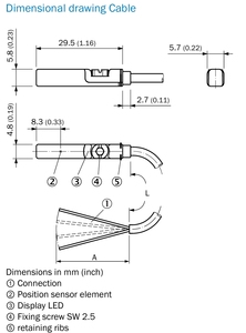 เซ็นเซอร์กระบอกสูบของแท้รุ่น RZT7-03ZRS-KW0 1070852 AC/DC 3 <span class=keywords><strong>สาย</strong></span> - Product Image 6