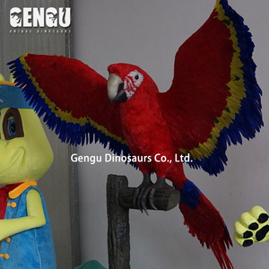 Chất lượng cao trong nhà animatronic vẹt cho công viên giải trí Vườn Giáo dục sân bay Trampoline công viên sử dụng vật liệu thép bền - Product Image 4