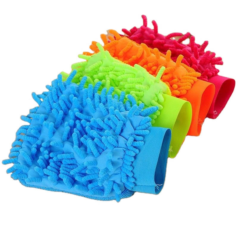 Недорогая мытье разноцветных лучшего премиум автомобиля популярный дизайн рукавица из микрофибры