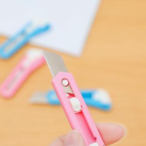 Couteau utilitaire rétractable miniature portable en acier inoxydable pour les étudiants, utilisation au bureau, ouvre-lettre pratique de poche, école - Product Image 3