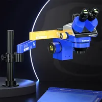Brazo oscilante de microscopio mecánico M2 M3, soporte de Metal Universal móvil de 360 grados, soporte de metal de columna plegable de aleación de aluminio