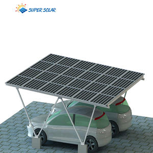 Abri de voiture pour <span class=keywords><strong>3</strong></span> <span class=keywords><strong>voitures</strong></span>, système d'abri de voiture <span class=keywords><strong>solaire</strong></span> imperméable pour l'extérieur - Product Image 2