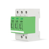 SPD 3P 20KA ~ 40KA 275VAC maison parafoudre Protection protection basse tension parafoudre din rail dispositif parafoudre TONGOU