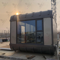 Rumah Kapsul Kontainer Prefabrikasi/Rumah Mobile 3 Kamar Tidur/Rumah Mungil di Atas Roda 2 Kamar Tidur