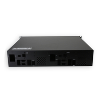 Boîtier de montage en rack 2U de 19 pouces personnalisé, châssis industriel en alliage d'aluminium, indice de protection IP54, OEM/ODM