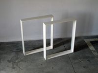 Pieds de table détachables personnalisables en fonte de 40 cm pour bureau, mobilier de bureau, pieds de table métalliques détachables en gros