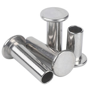 Remaches de fábrica 304 Remache de acero inoxidable Cabeza plana Remaches de doble tapa macho y hembra - Product Image 2