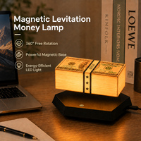 Lampe décorative LED à lévitation magnétique en forme de billet de banque, alimentée par USB, à commande tactile, pour chambre à coucher et salle de jeu