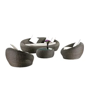 grey waterproof luxury black lounge 8 seater metal patio dining bistro outdoor furniture wicker sofa sets rattan garden set