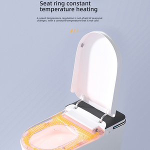 Hiện đại thông minh thương mại CHẬU VỆ SINH nhà vệ sinh IPX4 tiết kiệm nước với S-trap thoát nước điều khiển từ xa chức năng tự động phòng tắm commode - Product Image 3