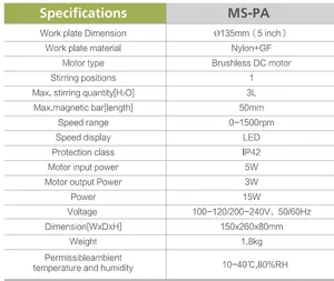 رجاج MS-PA LED مغناطيسي رقمي عالي الجودة بسعر المصنع