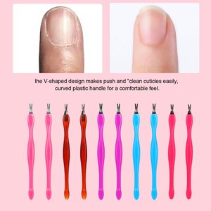 Stainless Steel Nail Art <b>Tools</b> Pedicure Cuticle Trimmer Remover Pusher Dead Skin Callus Removal Fork - Product Image 4