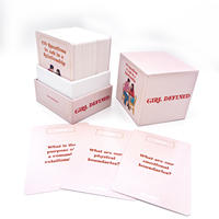 Cartes de jeu personnalisables en papier pour la Saint-Valentin avec boîte au design personnalisé, service OEM