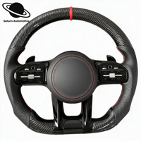 Nouveau volant en cuir pour Mercedes-Benz pour les modèles W223/W213/206/W222/GLC/X253/C253/CLA W117 GLE/CLS avec matériaux PU/PVC