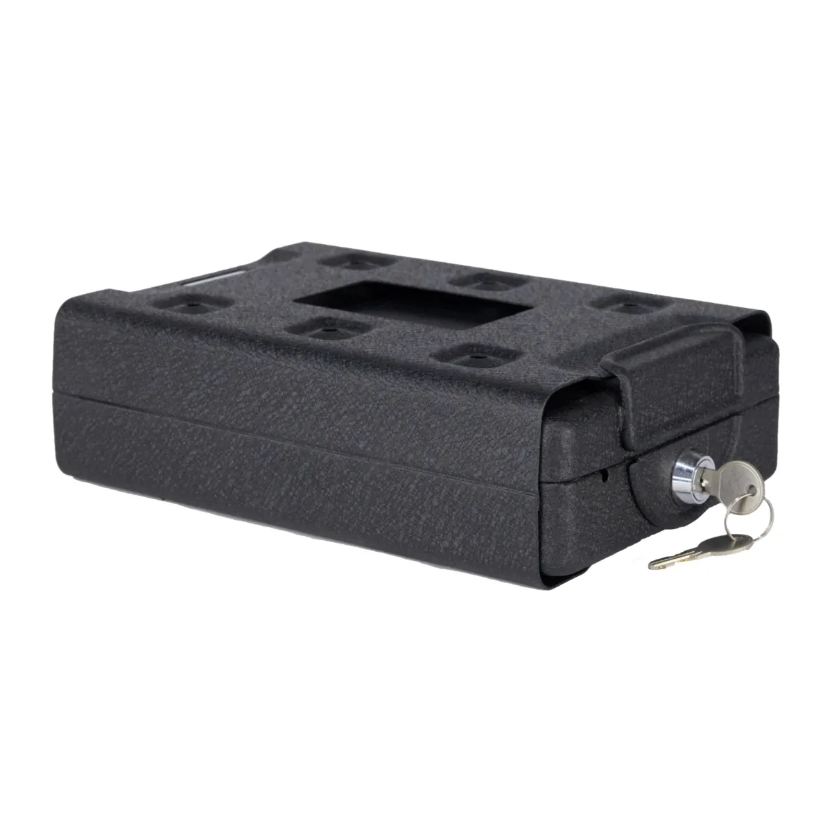 Caja de Seguridad portátil para pistola, caja de seguridad con Cable para coche, Mini caja de viaje
