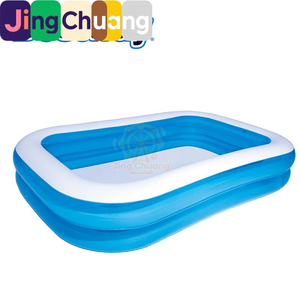 Piscina Inflable para Bebés, Niños y Adultos, Material de PVC, Color Azul y Blanco, Piscina Cuadrada Inflable, Gran Venta - Product Image 6