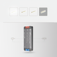 Fuente de Alimentación de CA-CC de 24 V de Aluminio Mini de Alta Eficiencia, Transformador LED sin Parpadeo y de Bajo Ruido para Dispositivos Inteligentes e Iluminación LED
