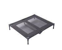 Yalong OEM/ODM PB010 Tempat Tidur Hewan Peliharaan Modern Klasik Kartun Persegi Panjang Serat M/76*60*16cm Ramah Lingkungan Sejuk Modis Tahan Lama untuk Anjing Kucing